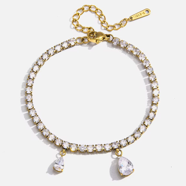 Water Drop Tennis Bracelet