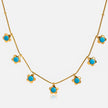 Blue Flower Necklace