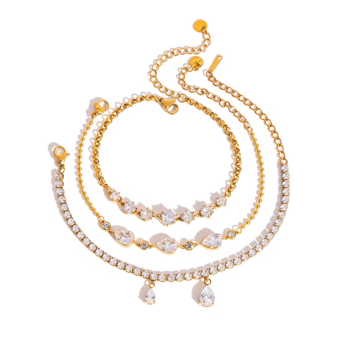 Water Drop Tennis Bracelet