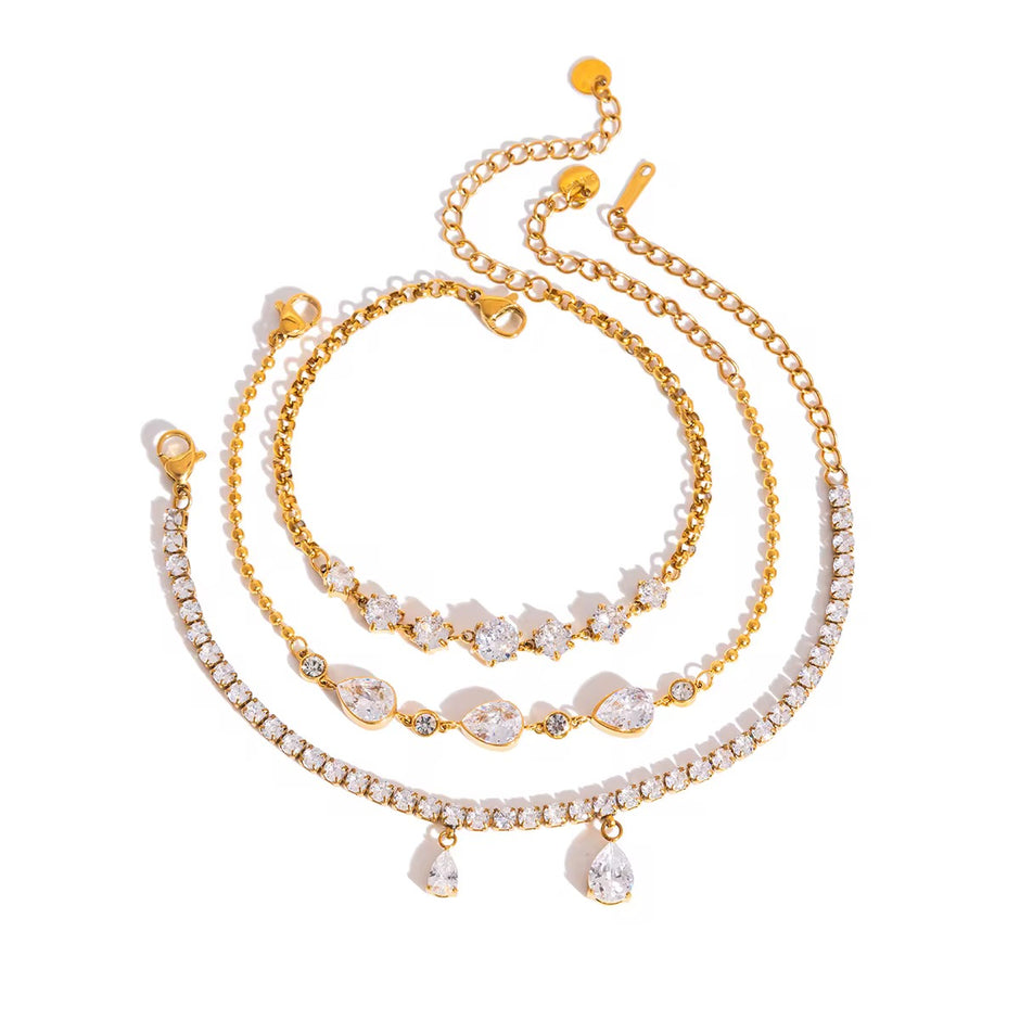 Water Drop Tennis Bracelet