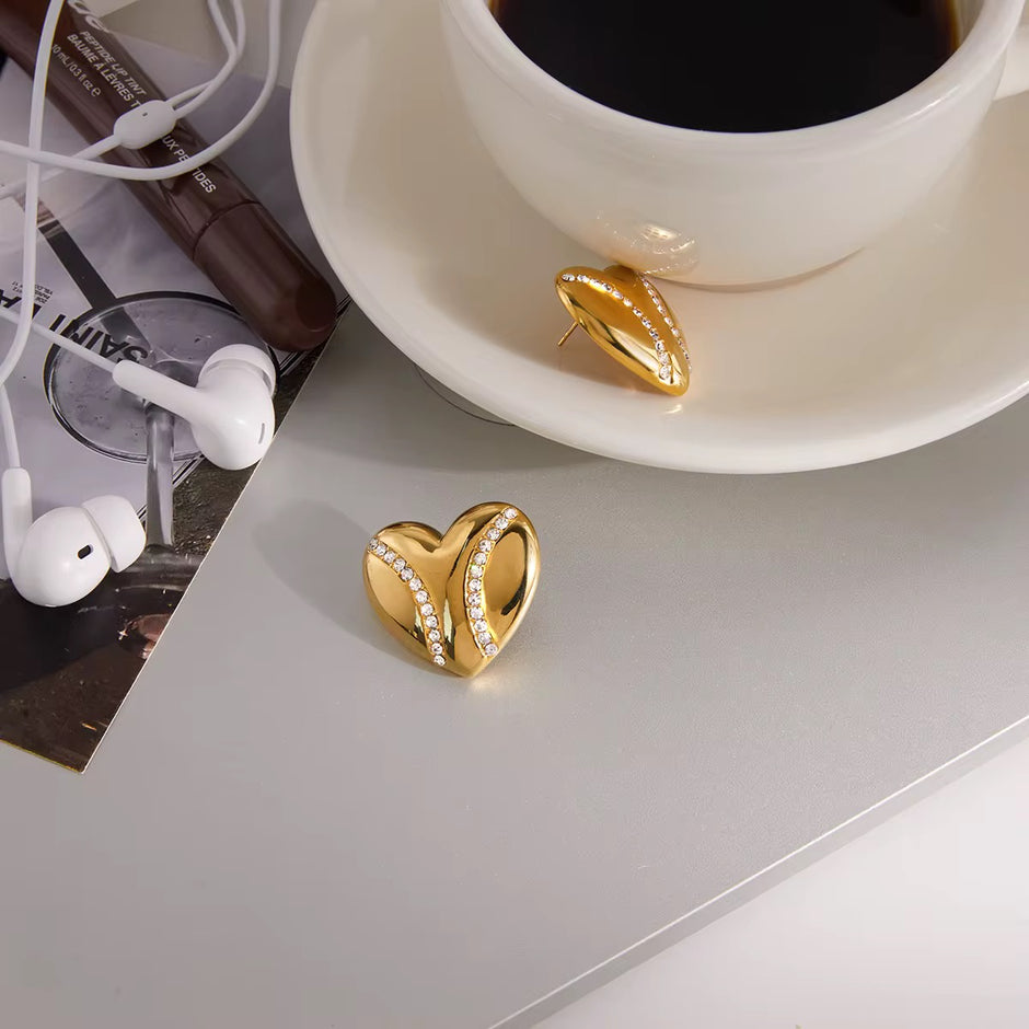 Twinkle Heart Earrings