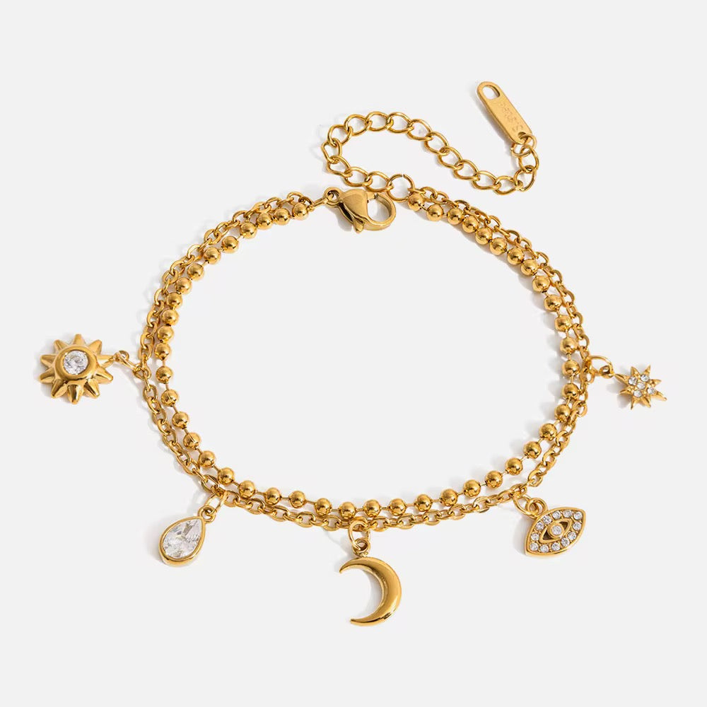 Moon charm Bracelet