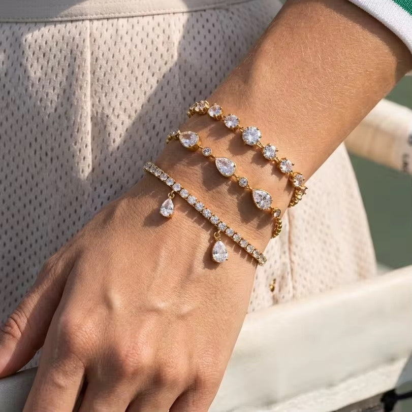 Water Drop Tennis Bracelet