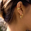 Crystal Drop Hoops