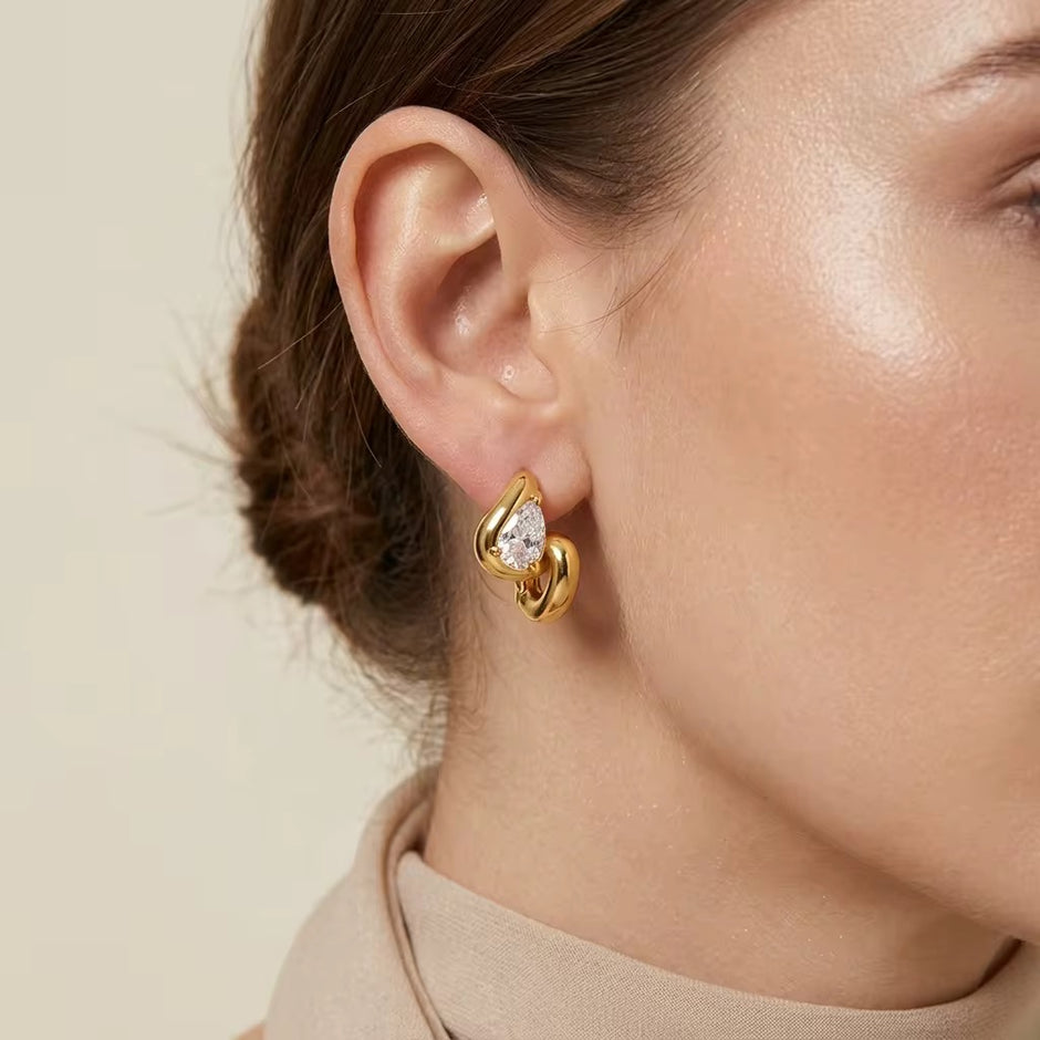 Twist Hoop Earring