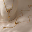 Moon Star Fall Necklace