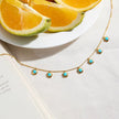 Blue Flower Necklace
