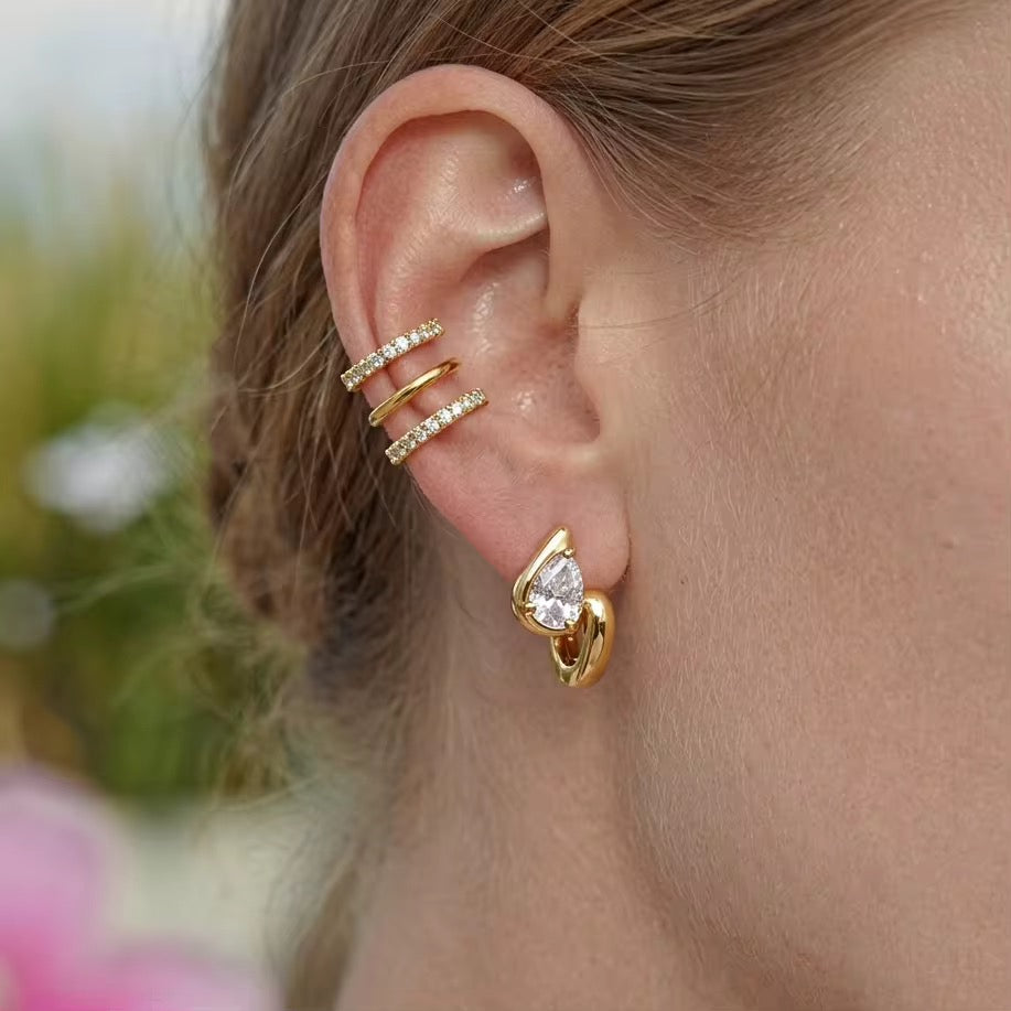 Twist Hoop Earring