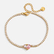 Sweet Pink Heart Bracelet