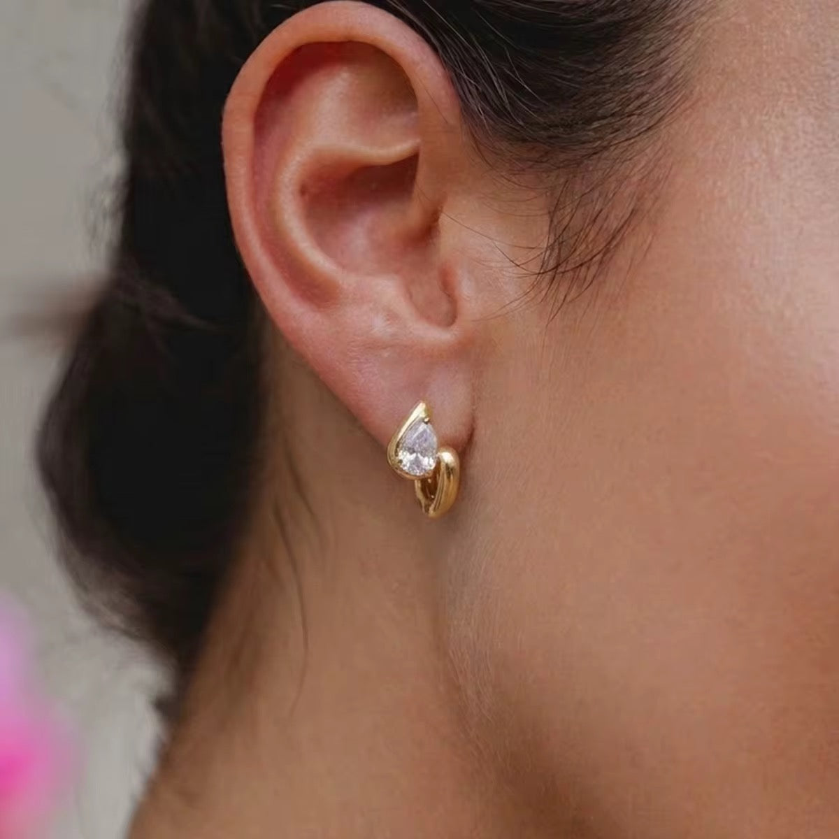 Twist Hoop Earring