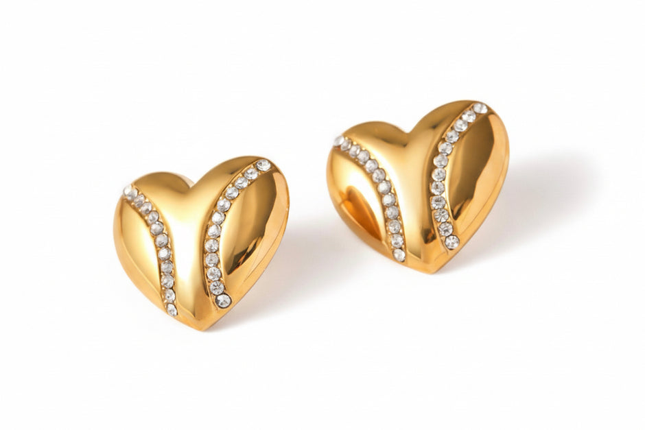 Twinkle Heart Earrings