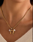 Fortuna Horseshoe Charm Necklace