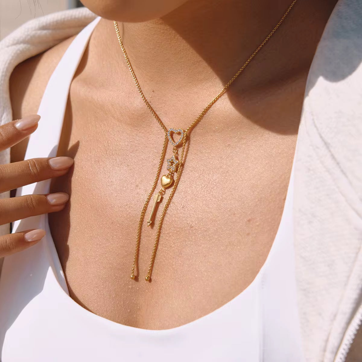 Heart Key Necklace