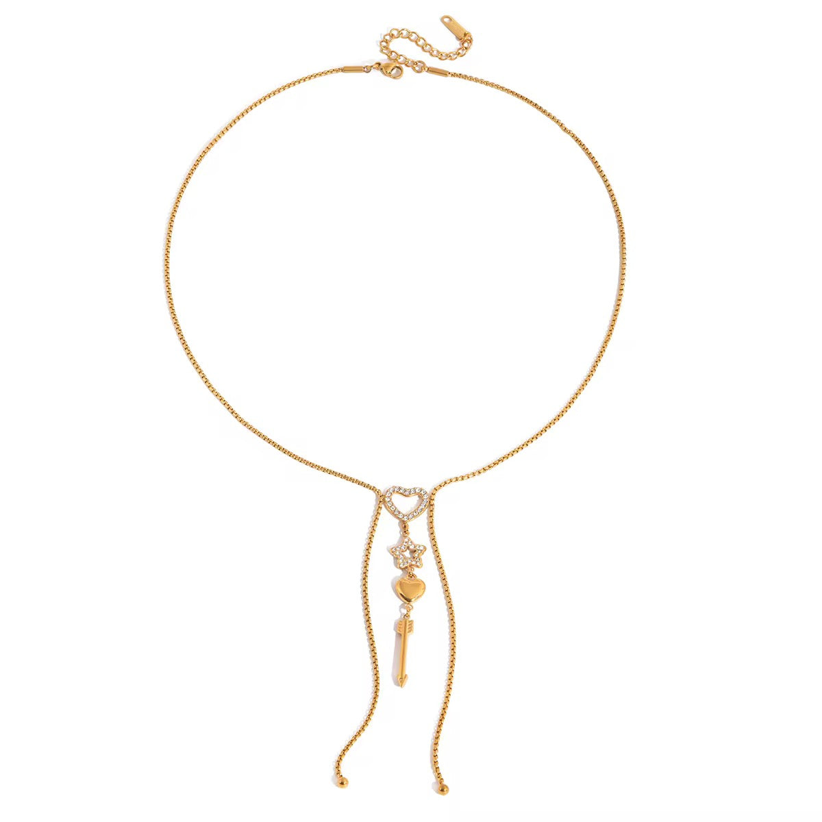 Heart Key Necklace