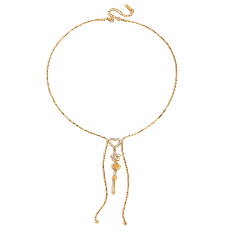 Heart Key Necklace