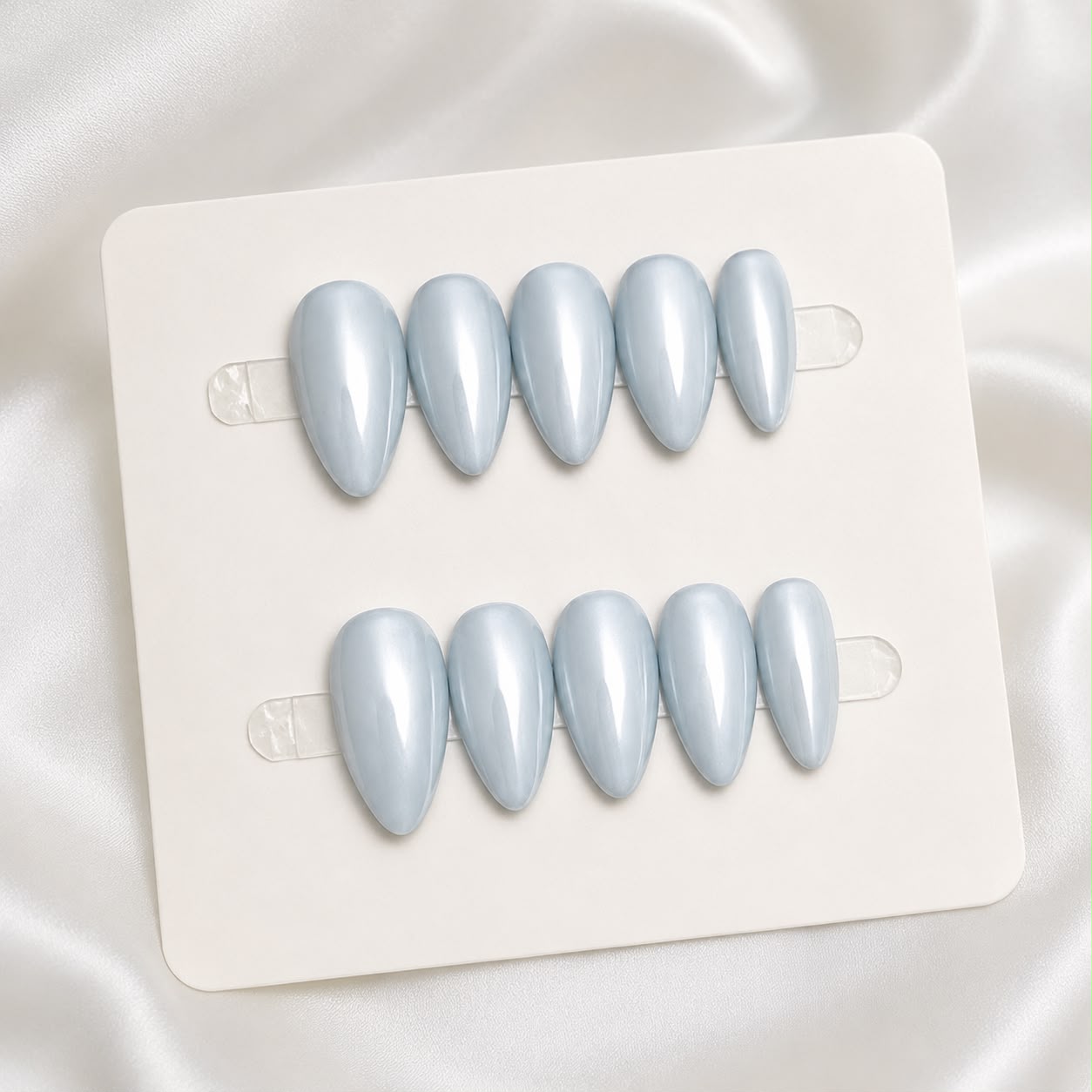 Powder Blue Nails